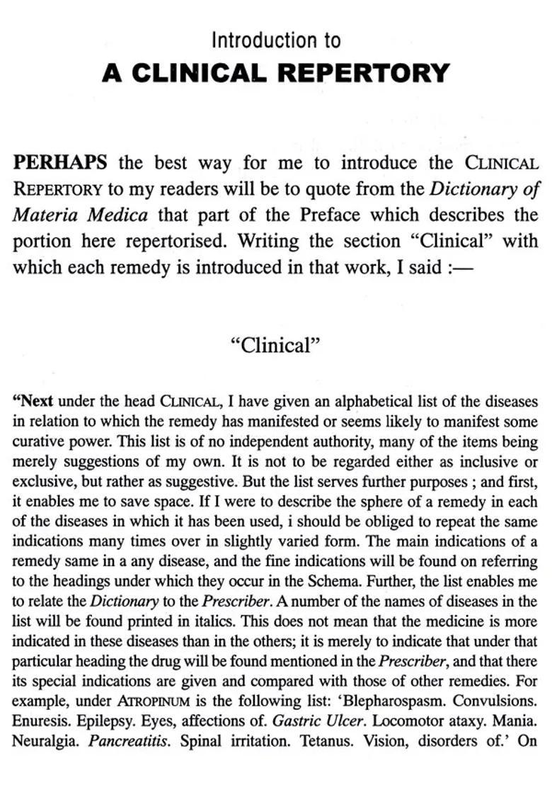 A Clinical Repertory to The Dictionary of Materia Medica - Indya