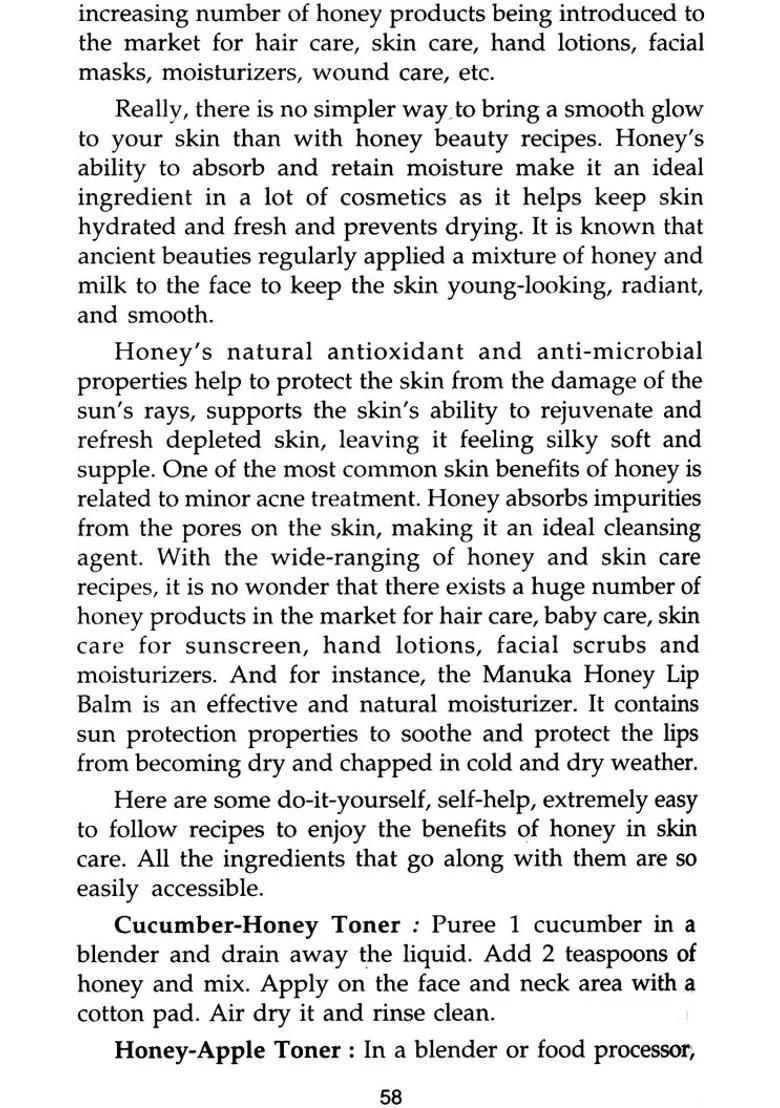 Home Remedies Honey- A Unique Gift of Nature (Boost Your Power, Vigour and Gain Long Life) - Indya