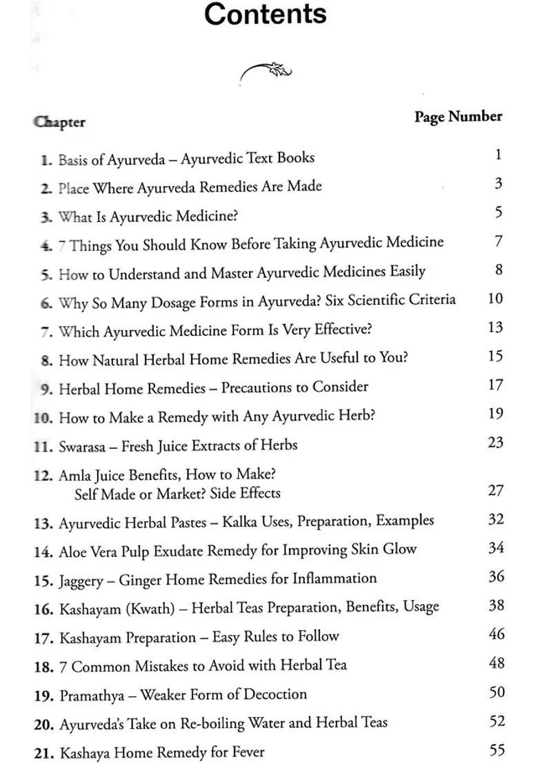 Easy Ayurveda Home Remedies (Based on Authentic, Traditional Ayurveda Practice) - Indya