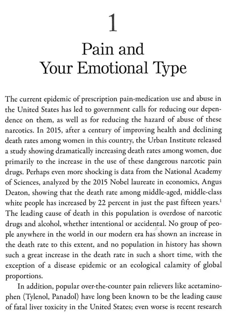 Overcoming Acute and Chronic Pain - Key to Treatment Based on Your Emotional Type (From Acupuncture and Biofeedback to Herbs and Essential Oils) - Indya