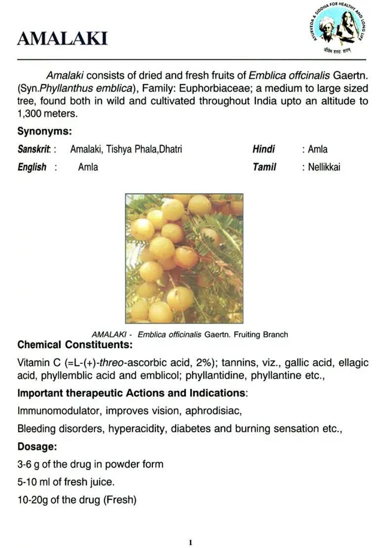 Medicinal Plants in Geriatric Health Care - An Evidence Based Approach - Indya