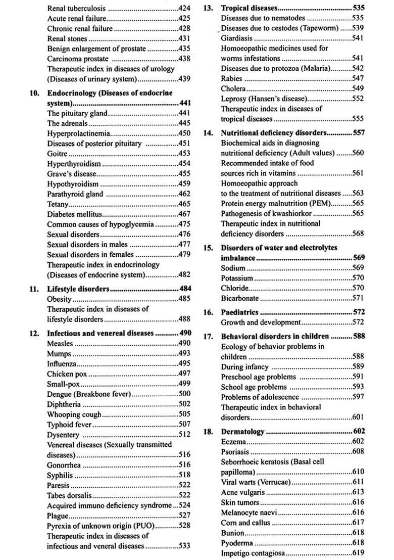 Textbook of Practice of Medicine with Homoeopathic Therapeutics - Indya