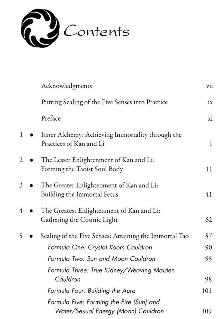 Sealing of the Five Senses (Advanced Practices for Becoming a Taoist Immortal) - Indya