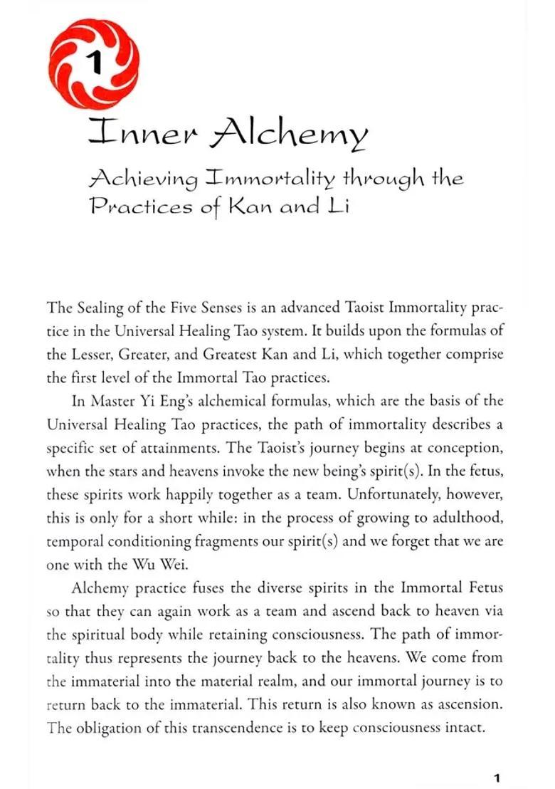 Sealing of the Five Senses (Advanced Practices for Becoming a Taoist Immortal) - Indya