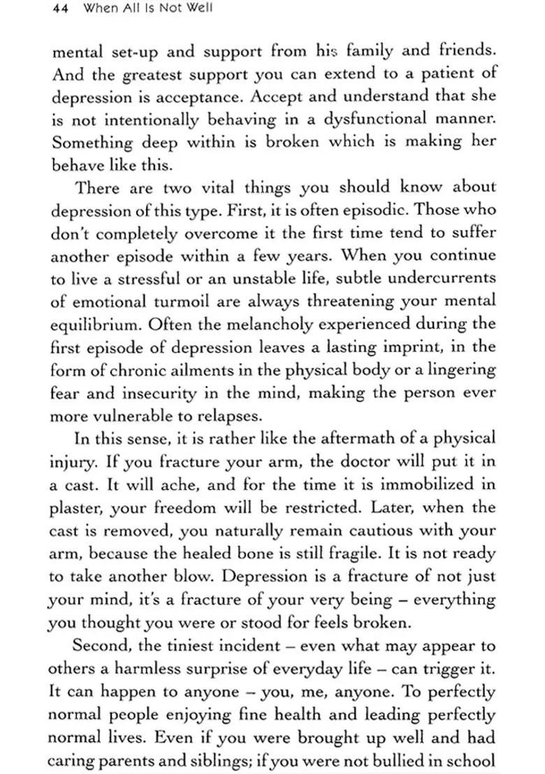 When All is Not Well Depression, Sadness and Healing (A Yogic Perspective) - Indya