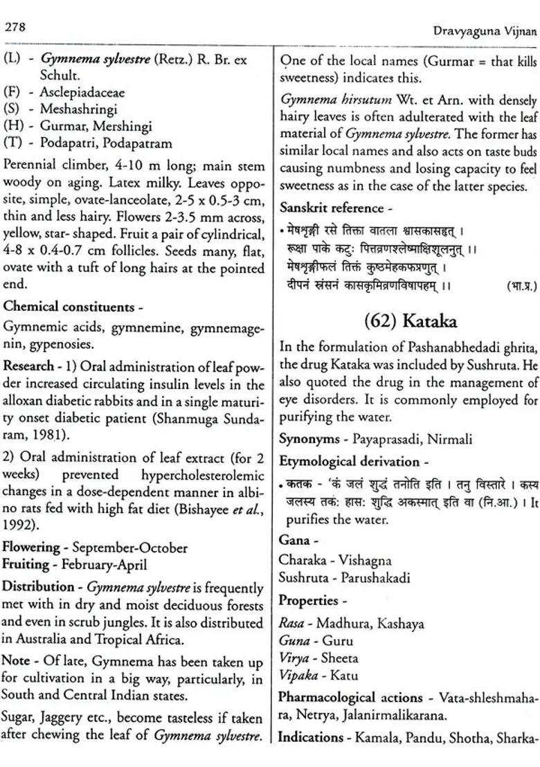 Dravyaguna Vijnana - Indya