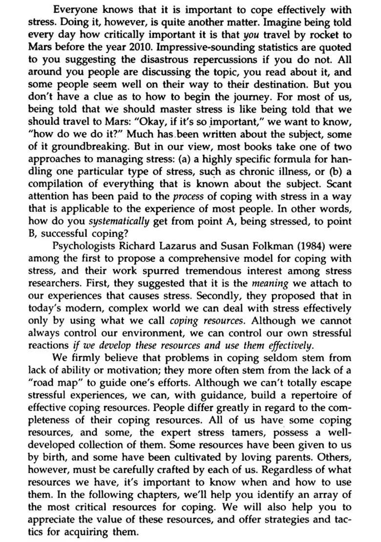 Prescription for Stress - Indya