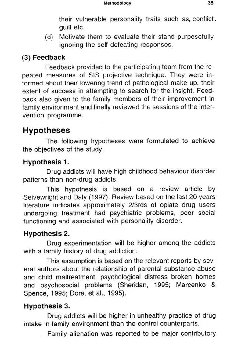 Drug Addiction in Male Adolescents in Psychological Perspectives - Indya