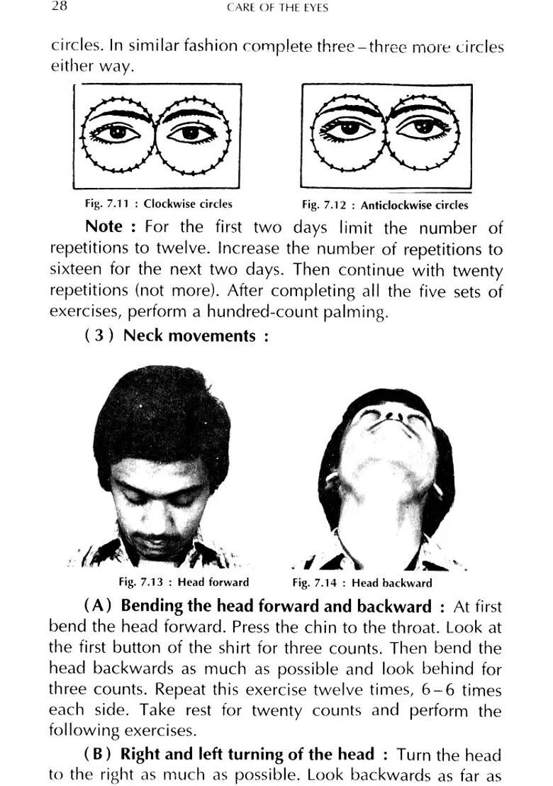 Care of The Eyes A Book For Those Who Want To Keep Their Eyes and Vision Good Throughout Their Life - Indya