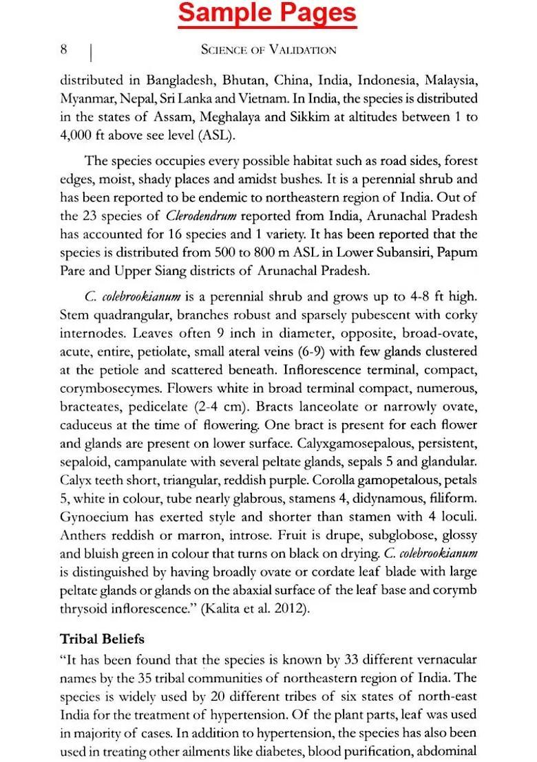Science of Validation of Medicinal and Edible Plants for Cure and Good Health - Indya