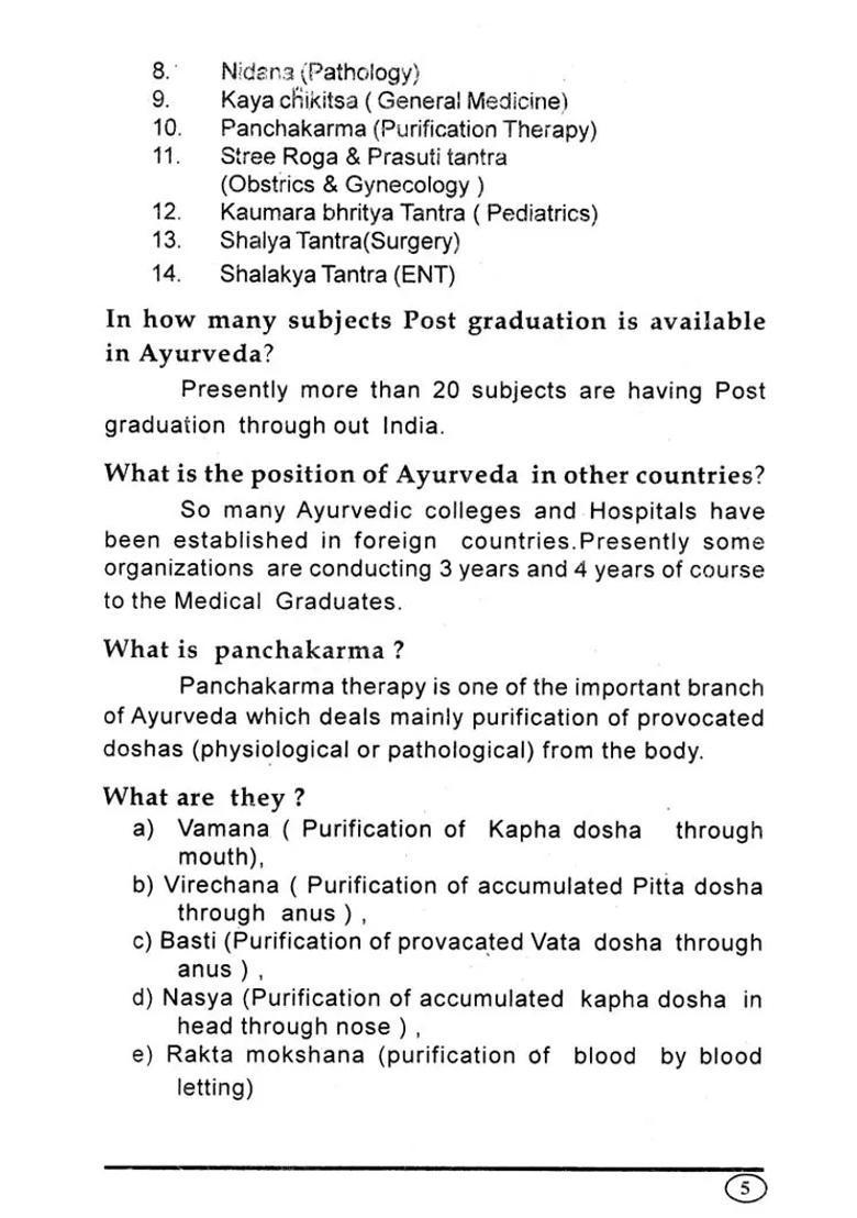 Panchakarma (Key to Health) - Indya