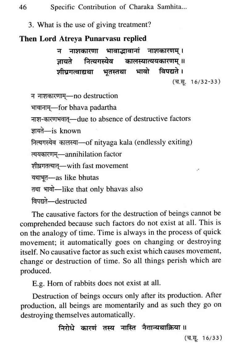 Specific Contribution of Charaka Samhita In Fundamental of Ayurveda - Indya
