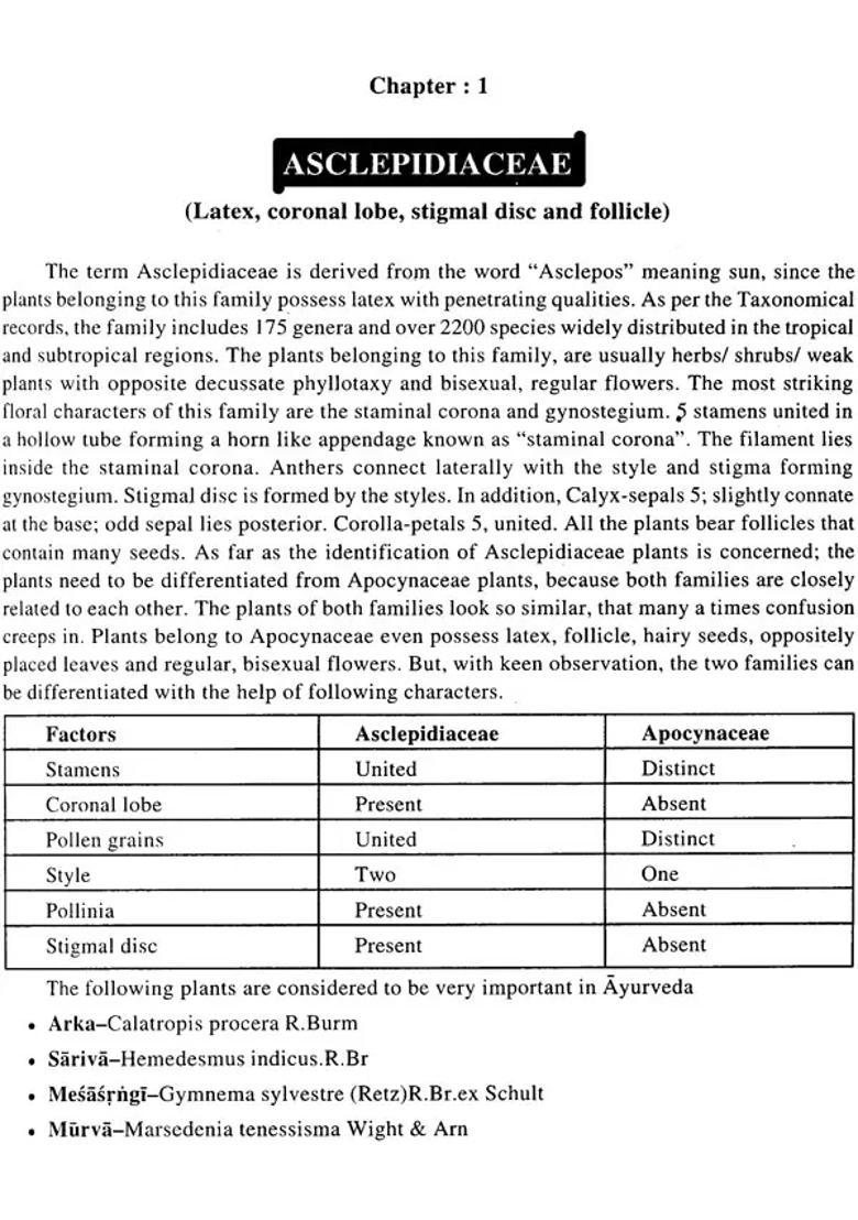 Essentials of Dravyaguna (Name and Form of Designated Plants) - Indya