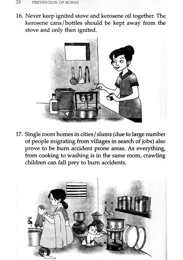 Prevention of Burns (A Handbook on Prevention of Burn Injuries) - Indya