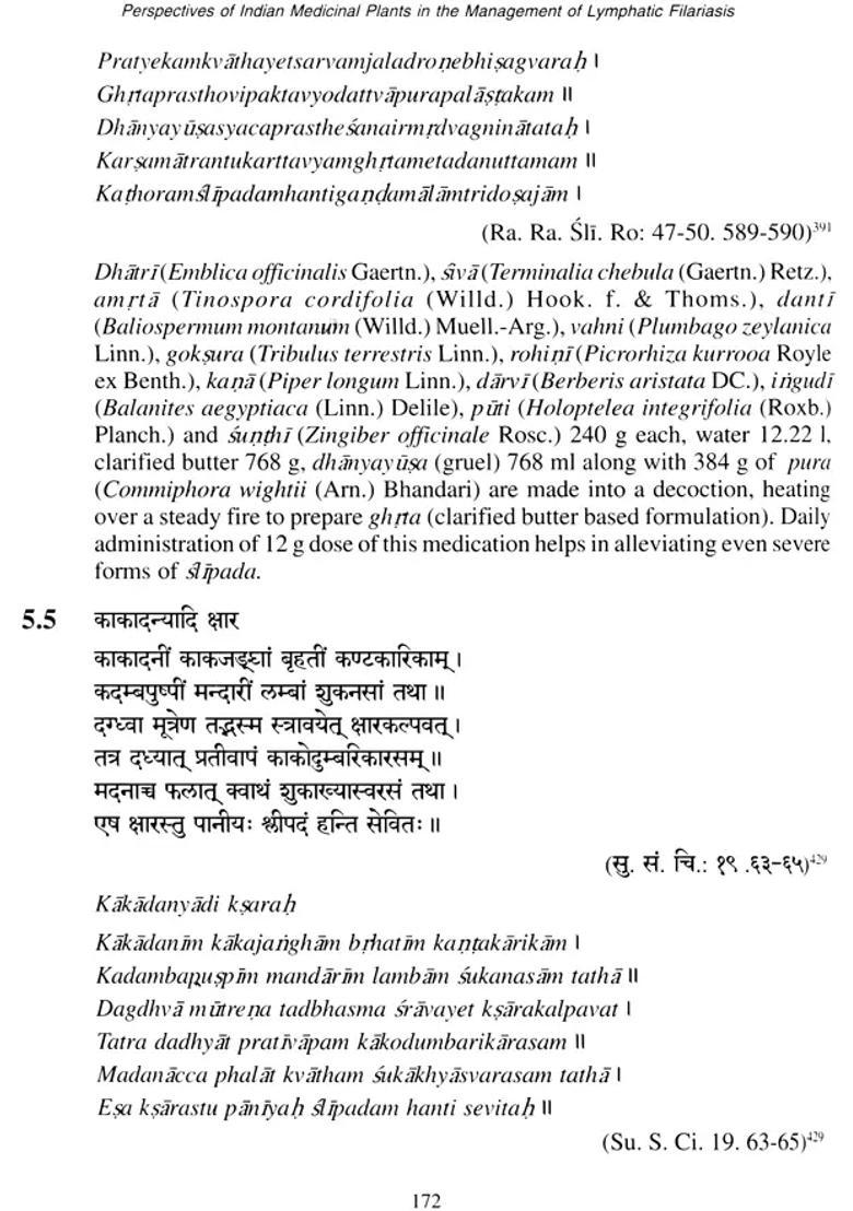 Perspective of Indian Medicinal Plants in The Management of Lymphatic Filariasis - Indya