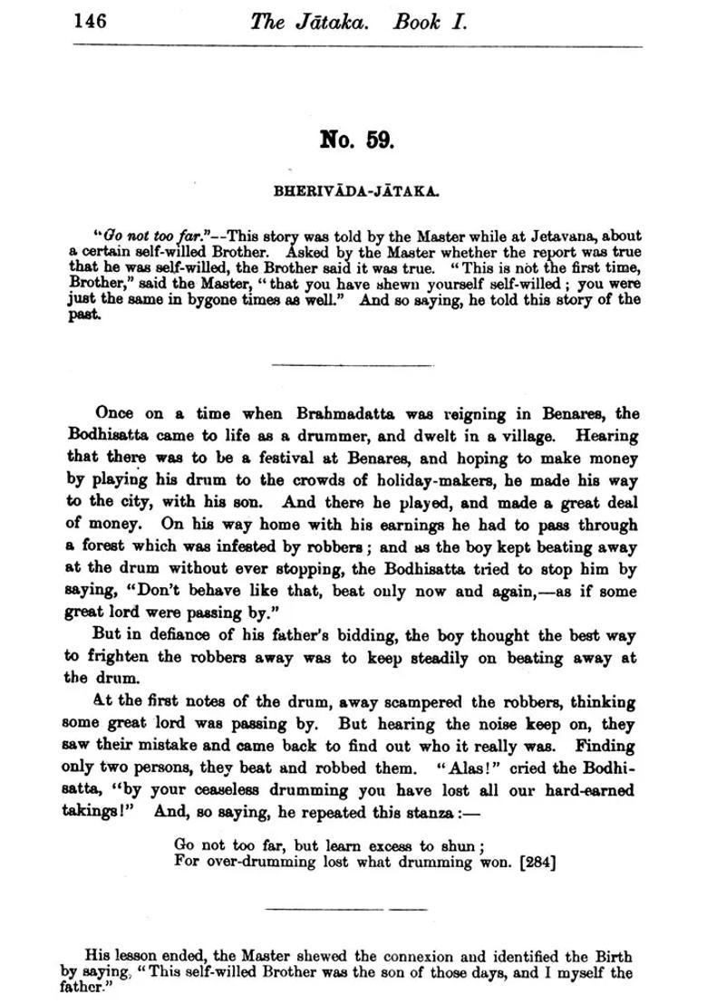 The Jataka or Stories of the Buddha