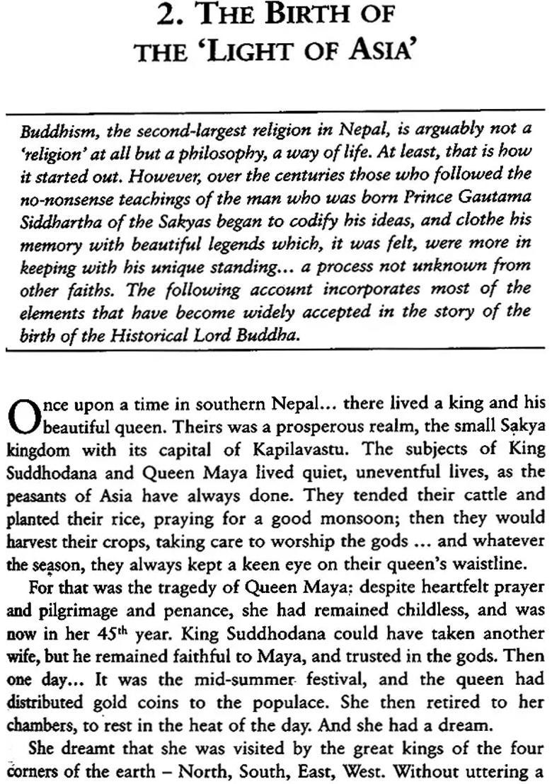 Born in Nepal (A Miscellany of Buddhist Stories, Legends and Traditions) - Indya