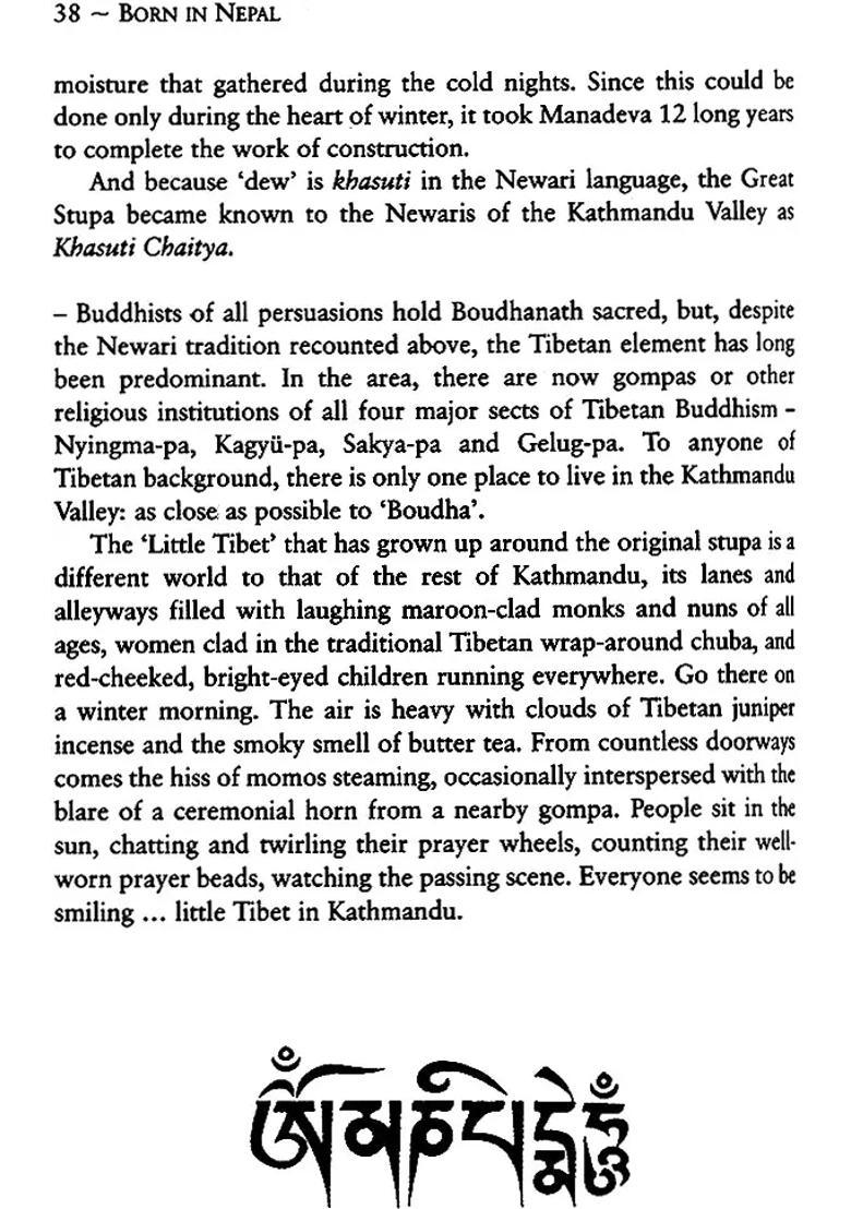 Born in Nepal (A Miscellany of Buddhist Stories, Legends and Traditions) - Indya
