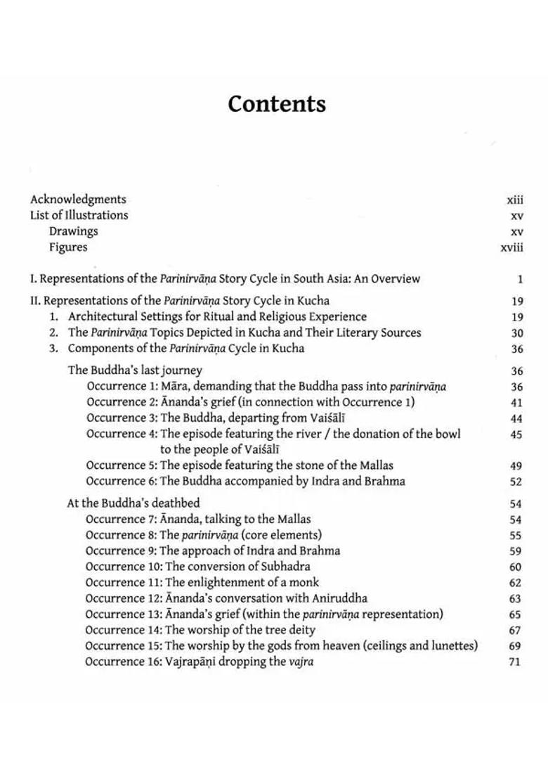 Representations of The Parinirvana Story Cycle in Kucha - Indya