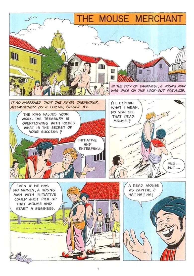 More Stories From The Jatakas (5 In One Comic) - Indya