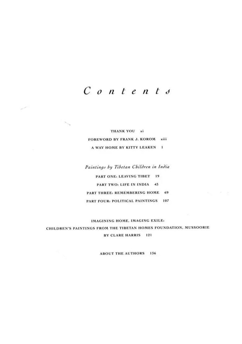 The Art of Exile (Paintings by Tibetan Children in India) - Indya