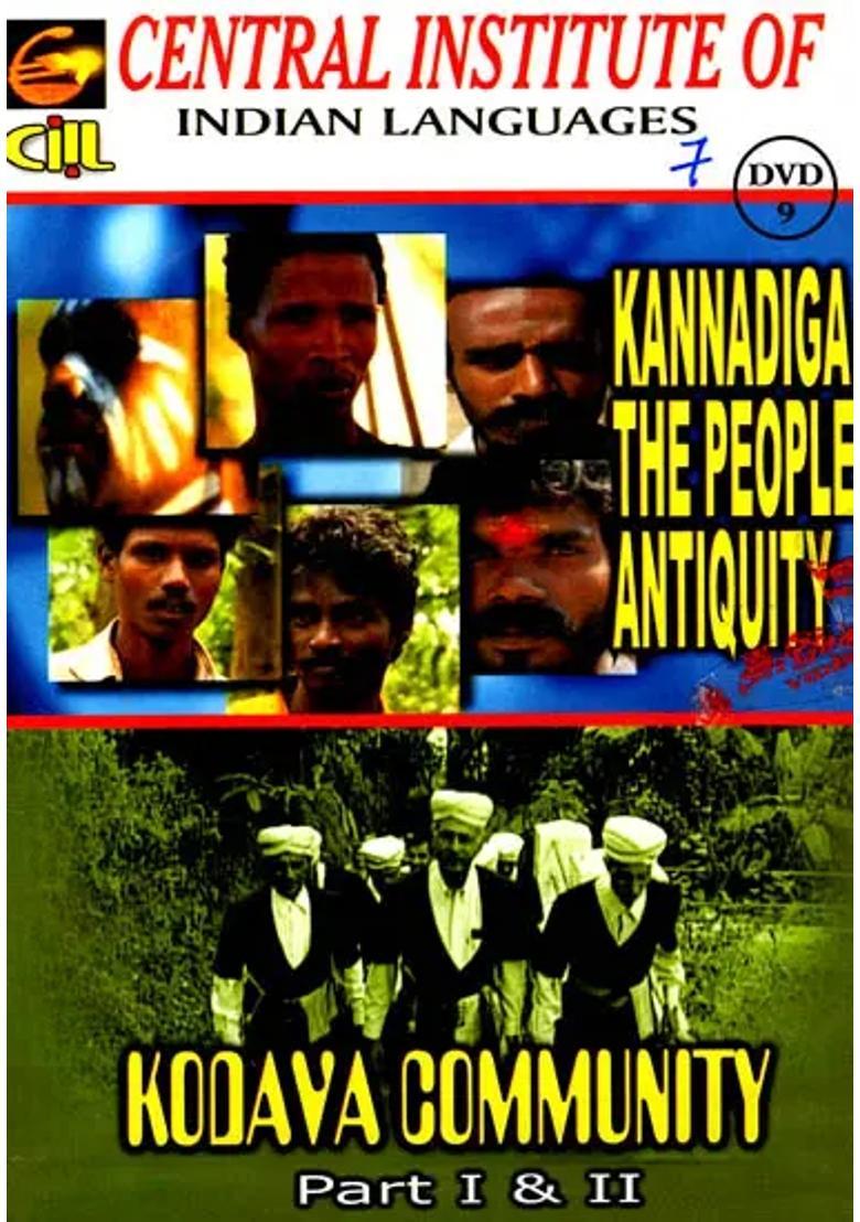 Kannadiga the People Antiquity and Kodaya Community (Part I & II DVD) | Udayanarayana Singh Central Institute of Indian Language - Indya
