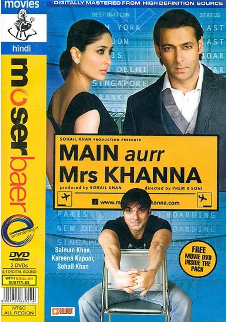 Main aur Mrs Khanna (DVD) | Sohail Khan Moser Baer Entertainment Ltd.(2010) - Indya