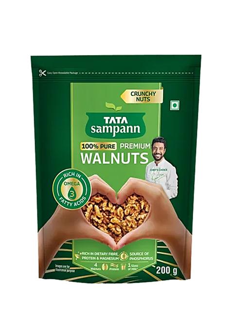 100% Pure Premium Walnuts - 200 G