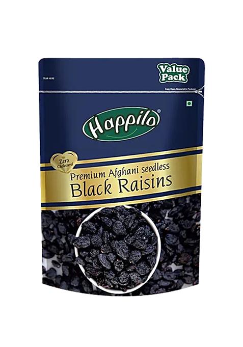 Premium Seedless Afghani Black Raisins - 500 G