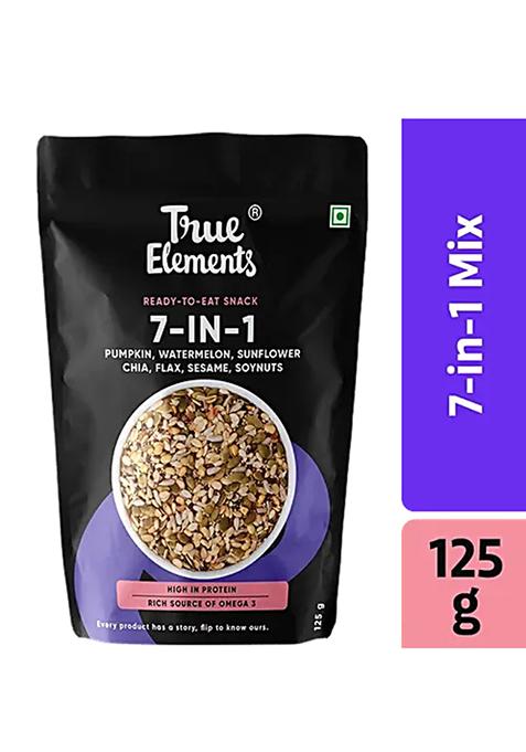 7-In-1 Super Seeds And Nut Mix - For Weight Management, Ready To Eat, Healthy Snacks - 125 G