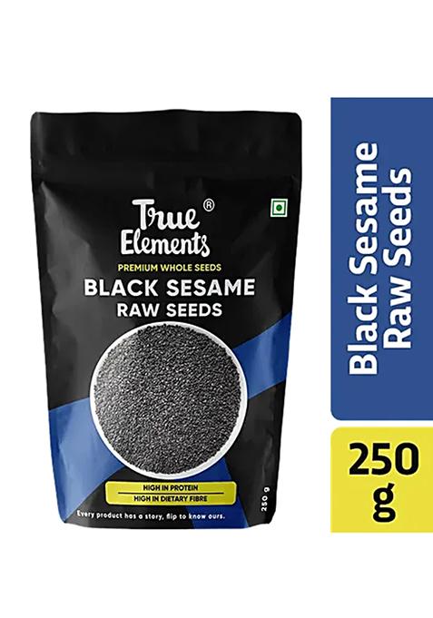 Raw Black Sesame-Til Seeds - 250 G