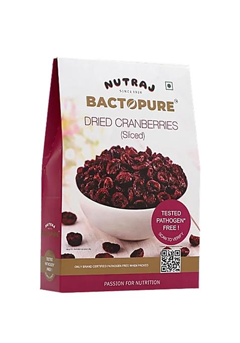 Dried Cranberries Sliced - Tested Pathogen Free - 200 G - Mono Carton