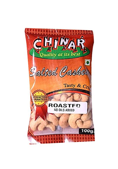 Salted Cashew - Roasted, No Added Oil, Tasty And Crispy - 100 G