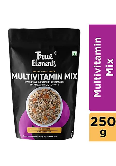 Multivitamin Trail Mix - Roasted Watermelon, Pumpkin, Sunflower, Sesame, Apricot And Soynuts - 250 G