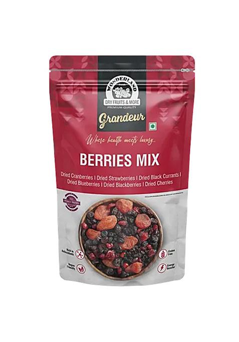 Berries Mix Of All Dried Cranberries, Strawberries, Black Currant, Blueberries, Blackberries, Cherries - 200 G