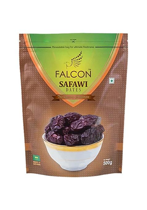 Dates-Kharjura - Safawi, Seeded - 500 G - Pouch