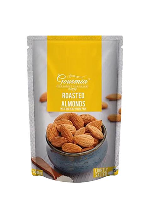 Almonds - Roasted, California, Lightly Salted - 100 G