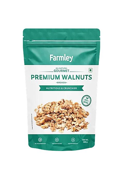 Farmley Premium Broken Walnuts 200 G Pouch