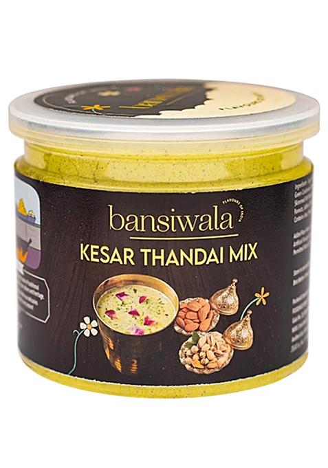 Bansiwala Kesar Thandai Mix Traditional Indian Sweet 250 G Jar