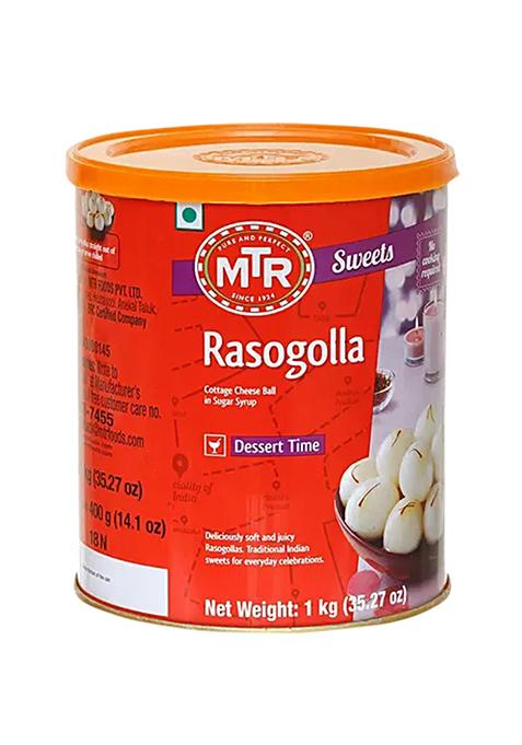 Mtr Rasogolla 1 Kg Tin