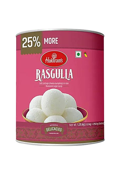 Haldirams Sweets Rasgulla 1 Kg Carton