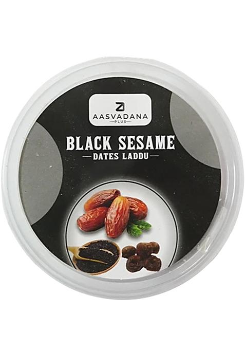 Aasvadana Plus Black Sesame Dates Laddu, 175 G