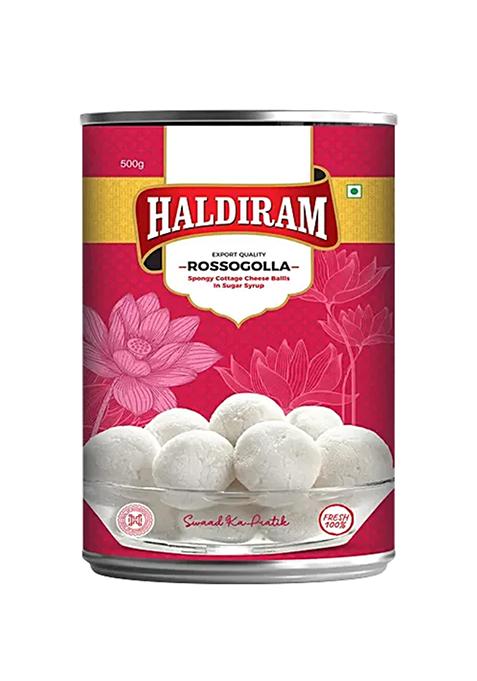 Haldiram Rossogolla, 500 G Tin