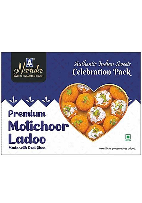 Narula Sweets Premium Motichoor Laddu, 200 G Box