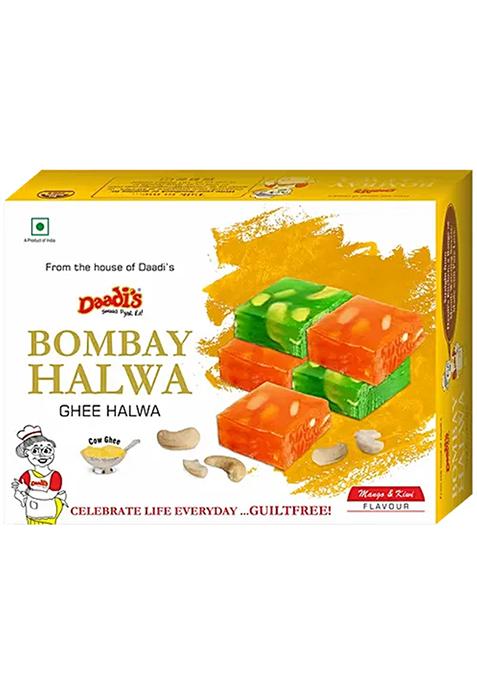 Daadi'S Bombay Ghee Halwa - Mango And Kiwi Flavour, 200 G