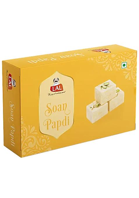 Lal Premium Soan Papdi - Flaky, Soft, Sweet, 200 G