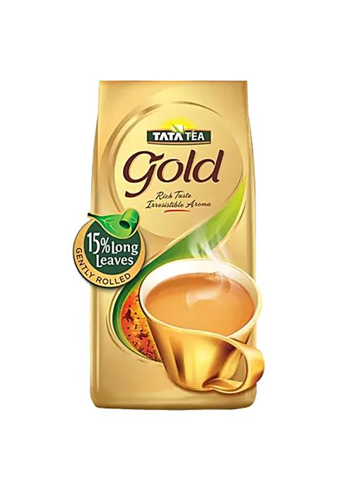 Tata Tea Gold Assam Teas With Gently Rolled Aromatic Long Leaves, Rich And Aromatic Chai, Black Tea, 500 G