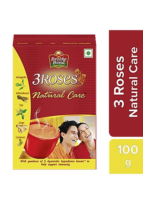 3 Roses Natural Care Tea - With 5 Natural Ingredients, 100 G