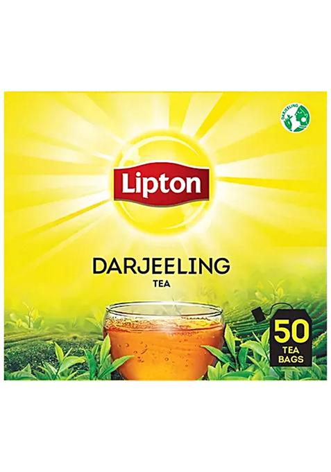 Lipton Darjeeling Black Tea - Rich In Flavour And Aroma, Refreshing Taste, 80 G (50 Bags X 1.6 G Each)