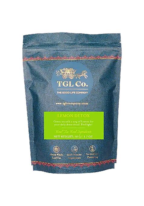 Tgl Co. Lemon Detox Green Tea Make Brew Iced Tea Or Hot Tea, 50 G